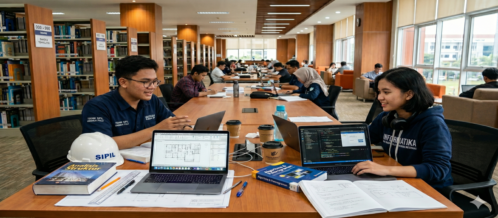 Belajar di Perpustakaan